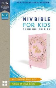 NIV Bible For Kids Thinline Flexcover-Pink/Gold  