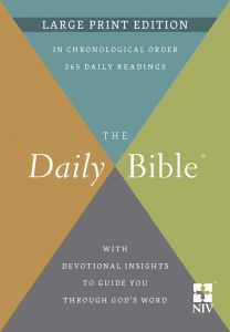 NIV The Daily Bible, Large Print Edition, Hardcover