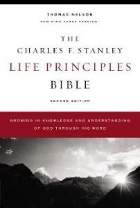 NKJV Charles F. Stanley Life Principles Bible 2nd Ed. Hardcover Comfort Print