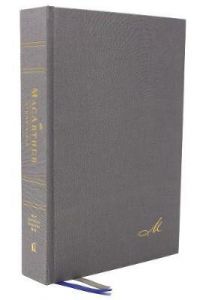 NASB MacArthur Study Bible (Hardcover, Gray)
