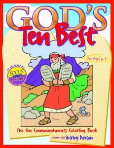 God's Ten Best Coloring Book