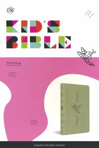 ESV Kid's Thinline Bible, TruTone-Green, Bird of the Air Design