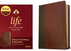 NIV Life Application Study Bible LeatherLike-Brown & Mahogany, Third Edition