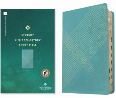 NLT Student Life Application Study Bible, Teal Blue Striped, Indexed, Filament Edition
