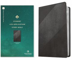 NLT Student Life Application Study Bible, Charcoal Gray Striped, Leathersoft, Filament Edition