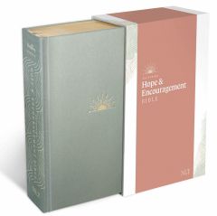 NLT DaySpring Hope & Encouragement Bible-Hardcover Deluxe, Seafoam Green