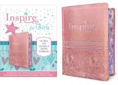 NLT Inspire Bible for Girls Journaling LeatherLike-Pink