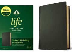NLT Life Application Study Bible - Genuine Leather-Black, Third Edition