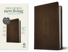 NLT Premium Value Thinline Bible, LeatherLike-Dark Brown, Cross, Filament Enabled Edition
