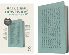 NLT Premium Large Print Value Thinline Bible, LeatherLike-Eucalyptus Teal,  Filament Enabled Edition