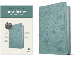 NLT Thinline Reference Bible, LeatherLike-Floral Leaf Teal, Filament Enabled Edition