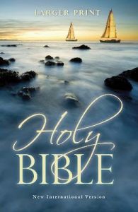 NIV Holy Bible Larger Print-SC, Boat