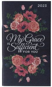 Planner 2023 (24-month, Small)-Grace Is Sufficient, DP398