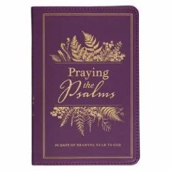 Praying the Psalms FauxLeather Prayer Book-Purple