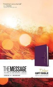 Message Deluxe Gift Bible, Purple