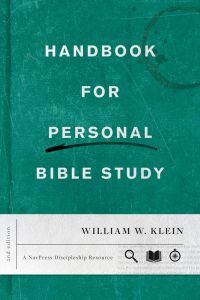 Handbook for Personal Bible Study-2nd Edition