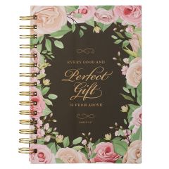 Journal, Wirebound: Perfect Gift, Pink Rose, JLW130
