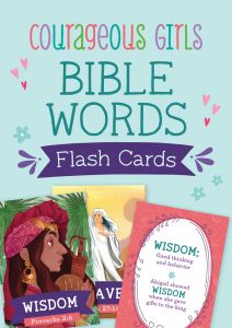 Courageous Girls Bible Words Flash Cards