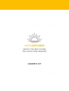 Hope Explored Leader's Kit