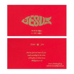Red Packets - JESUS (Pack of 5s)