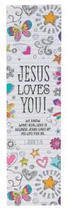 Bookmark SS/10pcs-Jesus Loves You, BMP132