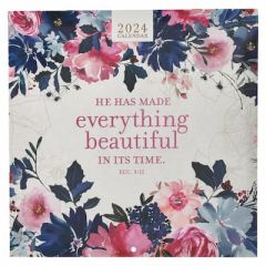 Calendar 2024 Large-Everything Beautiful, Floral, CAL227