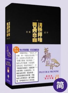 CUV Prayer Bible LeatherLike Large Print Black Simplified Mandarin 聖經祈禱應許特大字版