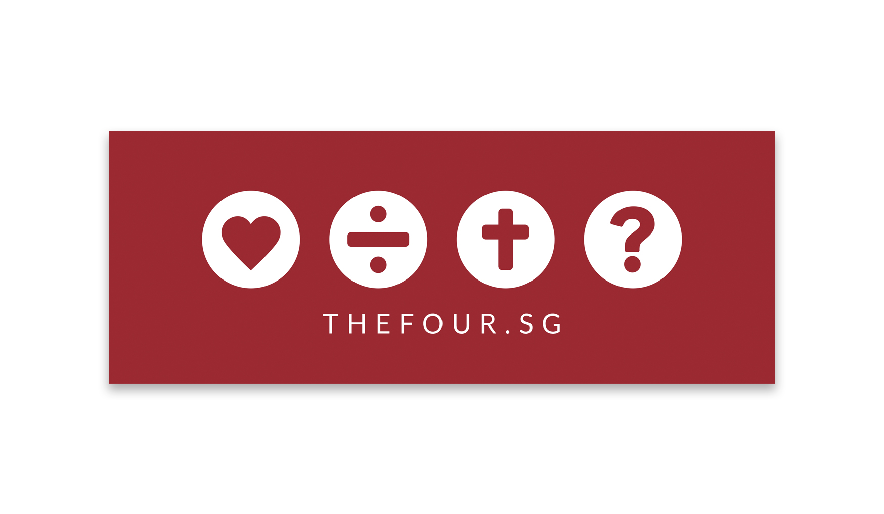 FOUR, The - Decal (Red) (min. 5)