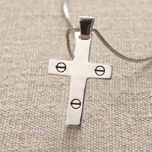 Cross Pendant - DS0366 (Nails on the Cross)