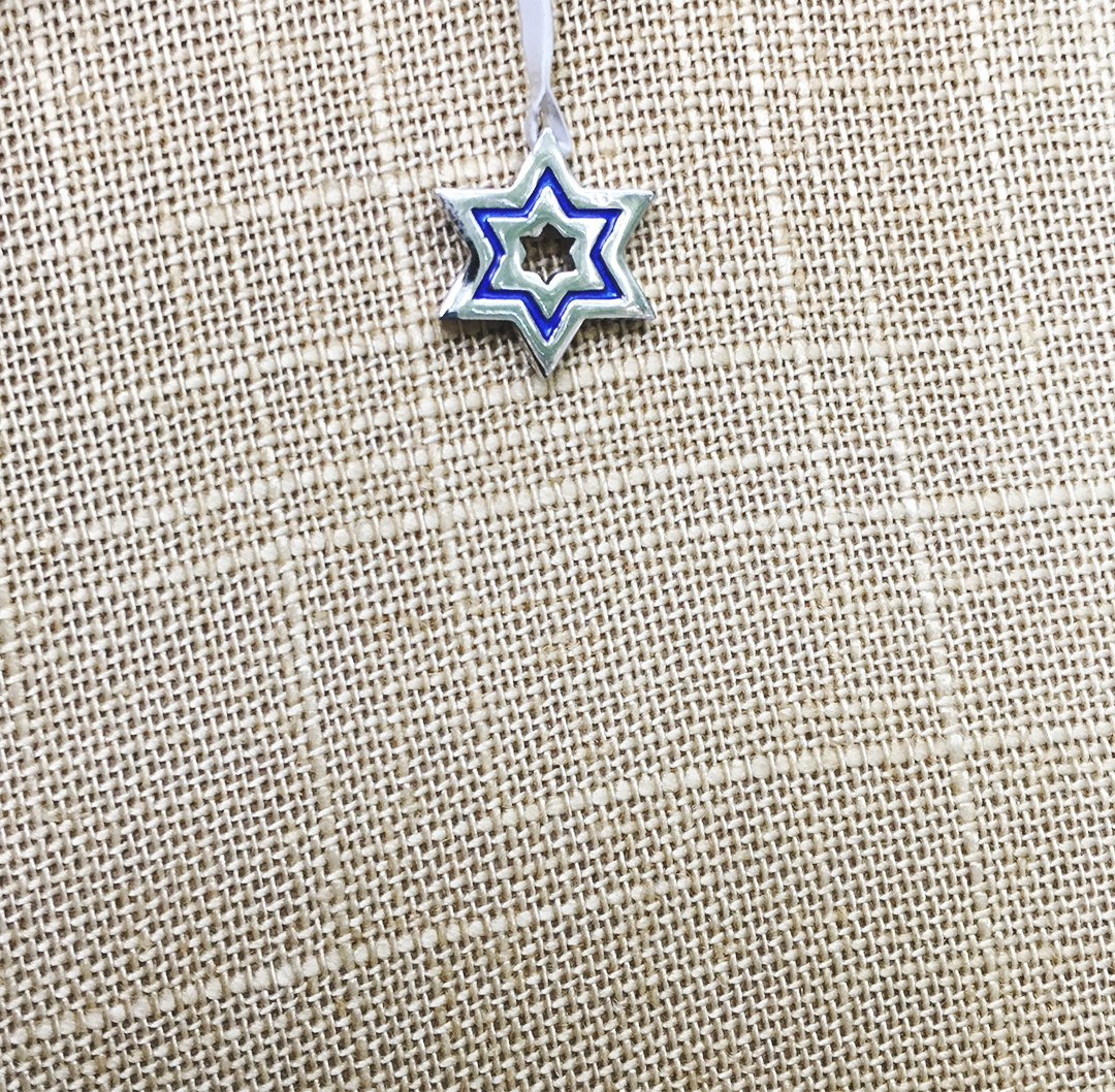 Pendant - DC0002 Star With Sapphire Blue