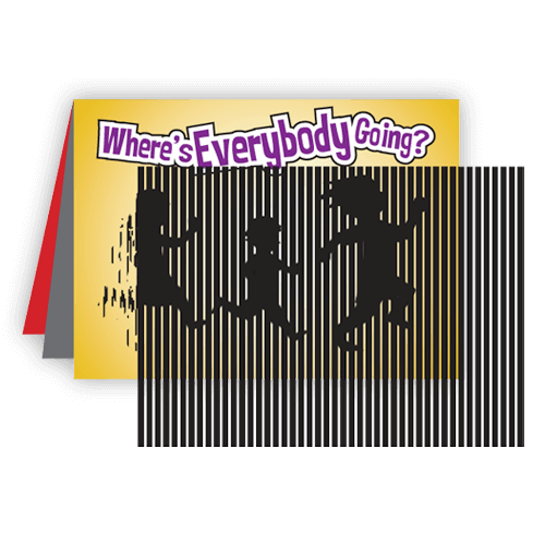 Where's Everybody Going? Animated Tract (Pack of 10)
