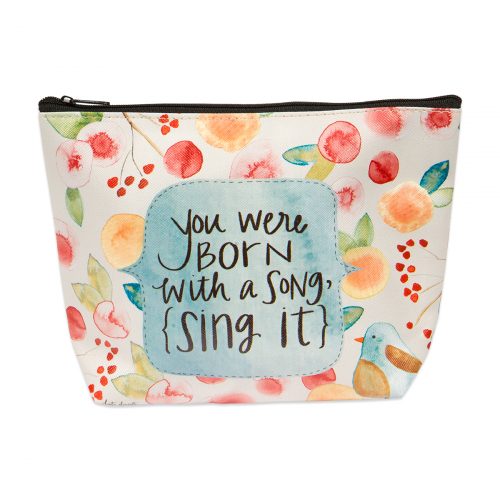 Sing It Simple Inspirations Cosmetic Bag