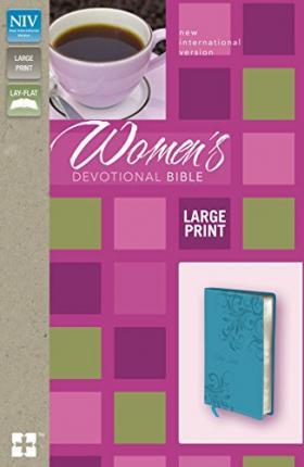 NIV Women's Devotional Large Print Leatherlike Teal