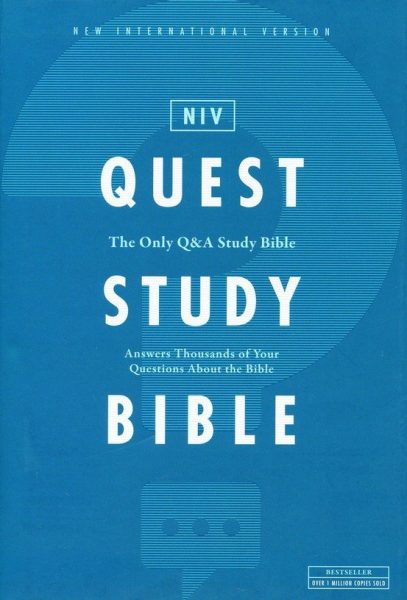 NIV Quest Study Bible, Hardcover, Comfort Print