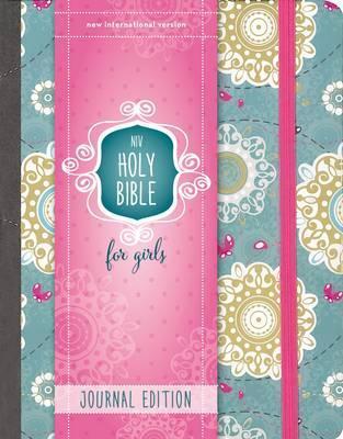 NIV Holy Bible For Girls, Journal Edition, Hardcover, Turquoise, Elastic Closure