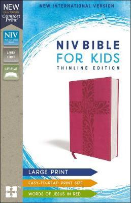 NIV Bible For Kids, Imitation Leather, Large Print-Pink