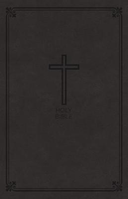 NKJV, Value Thinline Bible, Large Print, Leathersoft, Black, Red Letter Edition, Comfort Print