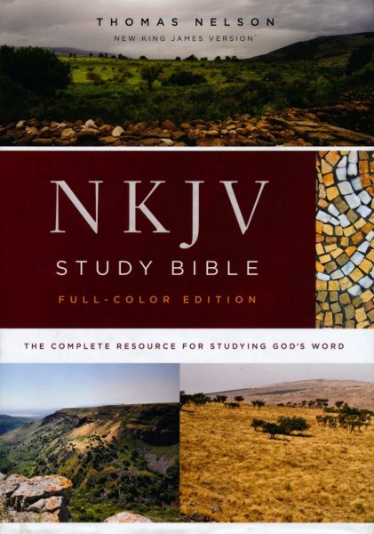 NKJV Full-Colour Study Bible, Hardcover, Comfort Print