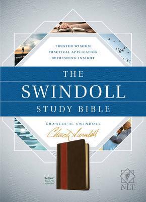 NLT Swindoll Study Bible - Brown/Tan