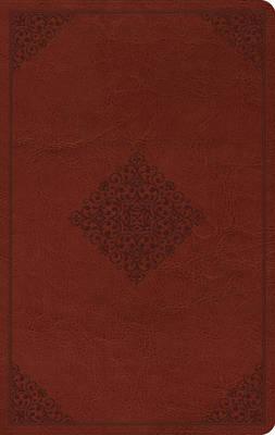 ESV Large Print Value Thinline Bible, TruTone-Tan, Ornament Design