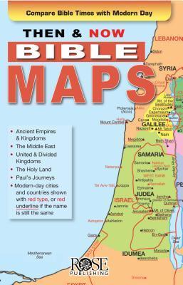 Then And Now Bible Maps - Pamphlet