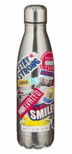 Water Bottle: Stainless Steel-Stay Strong Kid FLS108