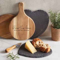 Cheese Board SET-Bless this Home G2041