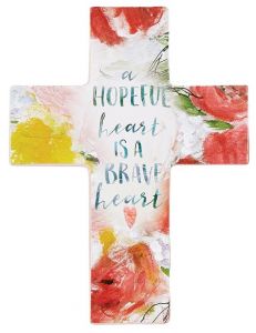 Cross (Mini/Wood): A Hopeful Heart, G2044