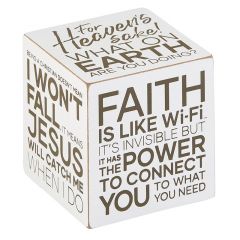 Square Quote Cubes - Inspirational - Heaven's Sake, G4908