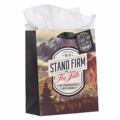 Gift Bag (MEDIUM)-Stand Firm in the Faith Mountain View GBA417