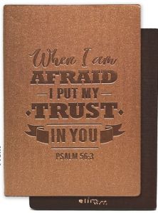 Journal/LuxLeather-I Put My Trust In You Ps 56:3