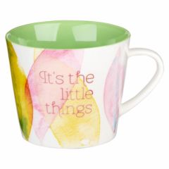 Mug Ceramic: It's the Little Things Citrus Leaves HFMUG824