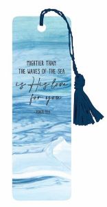 Bookmark With Tassel-Mightier than the Waves, J7196