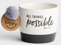Mug: Ceramic-All Things Possible, J4202